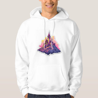Kasteel op bergtop hoodie