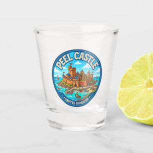 Kasteel Peel, Isle of Man Verenigd Koninkrijk Shot Glas
