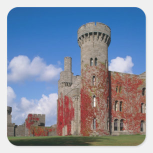 Kasteel Penrhyn, Gwynedd, Wales 3 Vierkante Sticker