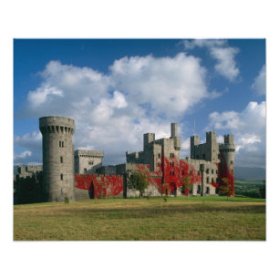 Kasteel Penrhyn, Gwynedd, Wales Foto Afdruk