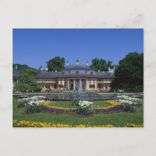 Kasteel Pillnitz, Dresden, Saksen, Duitsland Briefkaart