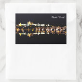 Kasteel Praha Rechthoekige Sticker (Tas)