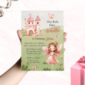 Kasteel Roze Vlinder Sieraad Elke Leeftijd Kaart