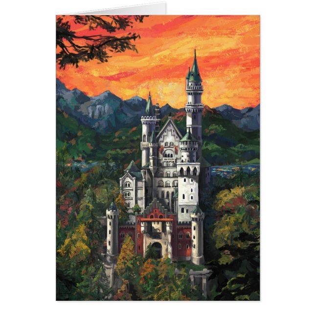 Kasteel Schloss Neuschwanstein (Voorkant)