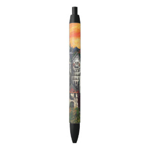 Kasteel Schloss Neuschwanstein Zwarte Inkt Pen