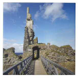Kasteel Sinclair Girnigoe, Wick, Caithness, 2 Tegeltje