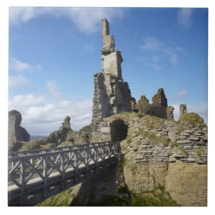 Kasteel Sinclair Girnigoe, Wick, Caithness, Tegeltje