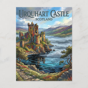 Kasteel Urquhart Schotland Briefkaart