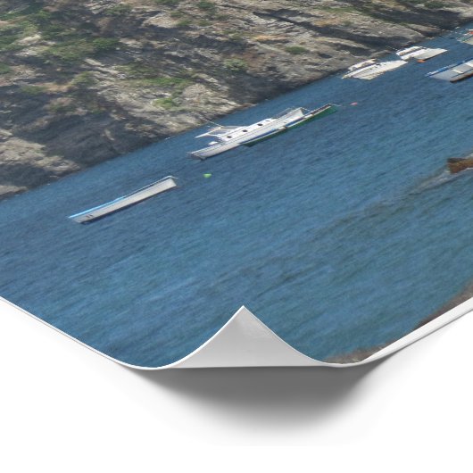 Kasteel van Aragon, Ischia, Italië Poster (Hoek)