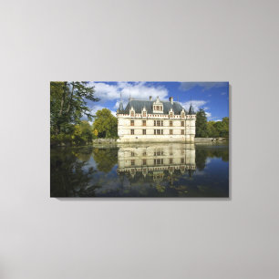 Kasteel van Azay-le-Rideau, Indre-et-Loire, 2 Canvas Afdruk