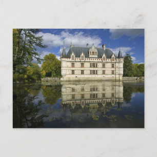 Kasteel van Azay-le-Rideau, Indre-et-Loire, 4 Briefkaart
