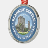 Kasteel van Blarney (rood) Metalen Ornament (Links)