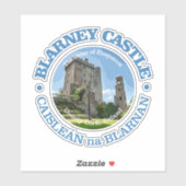 Kasteel van Blarney (rood) Sticker (Vel)