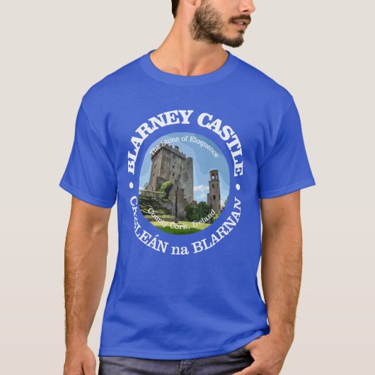 Kasteel van Blarney (rood) T-shirt (Voorkant)