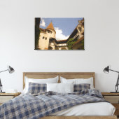 Kasteel van Bran uit de 13de eeuw (Draculas' Castl Canvas Afdruk (Insitu (Slaapkamer))