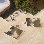 Kasteel van Bran uit de 13de eeuw (Draculas' Castl Legpuzzel (Zijkant)