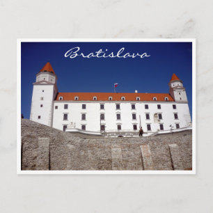 kasteel van bratislava blauwe rand briefkaart