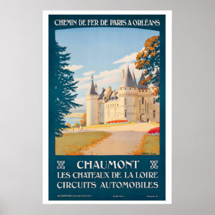 Kasteel van Chaumont Kastelen van de Loirevallei Poster