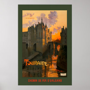 Kasteel van Chenonceau Kasteel Touraine Frankrijk Poster