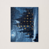 Kasteel van de Hollow Cold Night Legpuzzel (Verticaal)