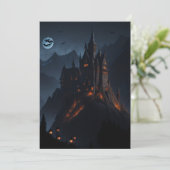 Kasteel van Dracula Feestdagenkaart (Staand voorkant)