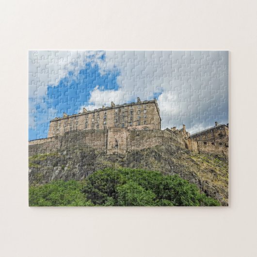 Kasteel van Edinburgh. Legpuzzel (Horizontaal)