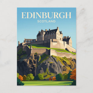 Kasteel van Edinburgh Schotland Briefkaart