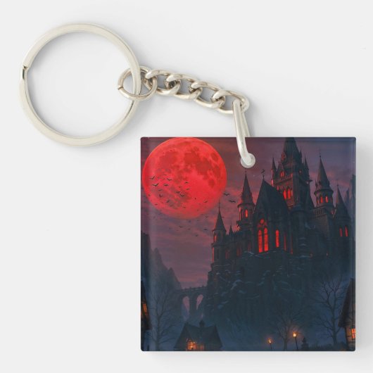 Kasteel van het Bloed van de Vampire Sleutelhanger (Voorkant)