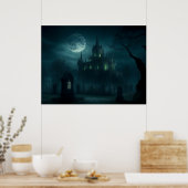 Kasteel van het Necromancer's Experiment Poster (Keuken)