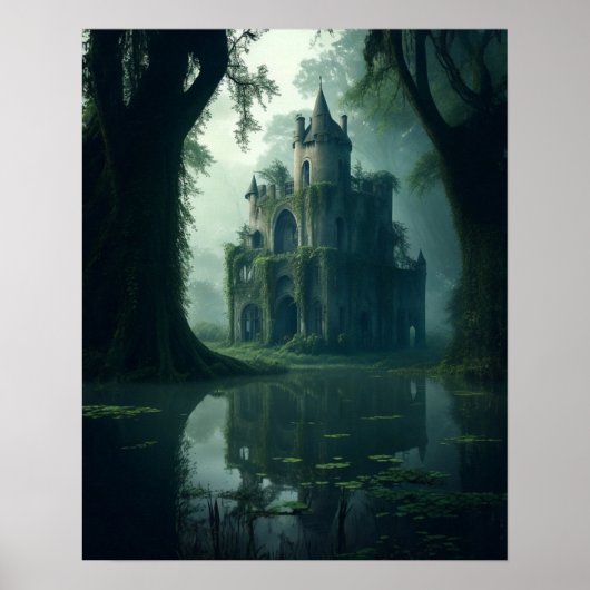 Kasteel van het Verboden Moeras Poster (Voorkant)