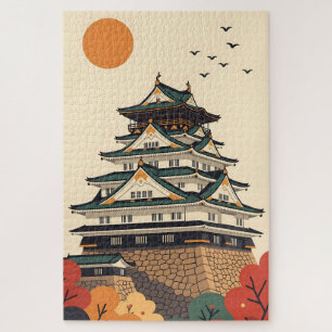 Kasteel van Japan Iga Ueno Legpuzzel