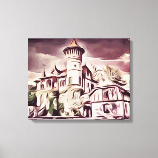 kasteel van Kurpark Canvas Afdruk (Voorkant)