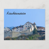 Kasteel van Liechtenstein in Vaduz Briefkaart (Voorkant)