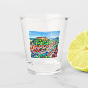 Kasteel van Ljubljana Slovenië Shot Glas