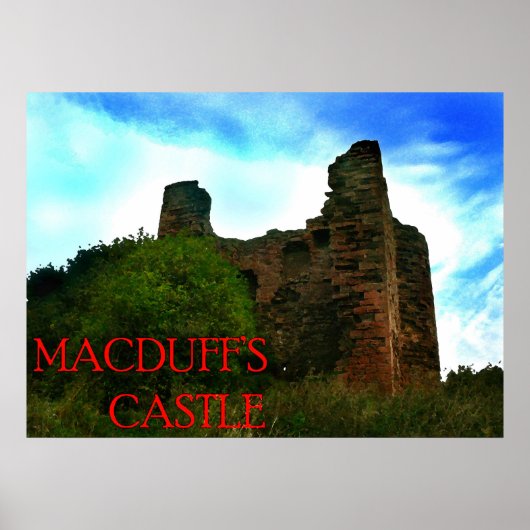kasteel van macduff poster (Voorkant)