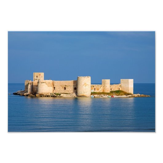 Kasteel van Maiden, Turkije Foto Afdruk (Voorkant)