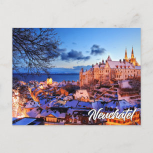 Kasteel van Neuchâtel, Zwitserland Briefkaart