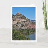 Kasteel van Oud Domeño, Valencia, Spanje Kaart (Voorkant)