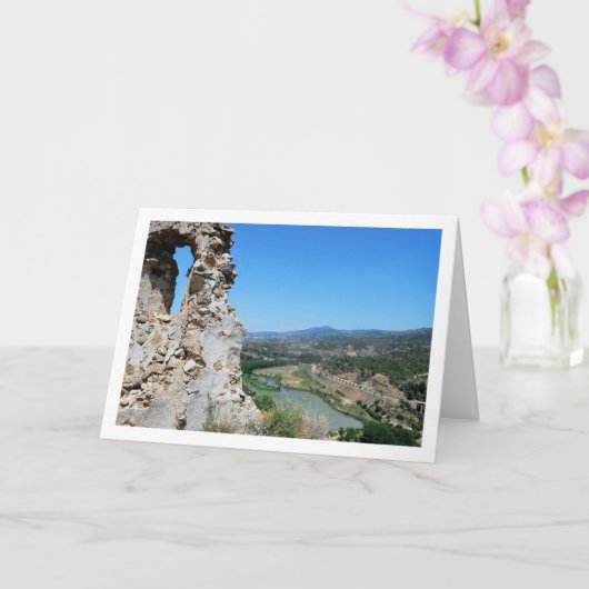 Kasteel van Oude Domeño, Valencia, Spanje Kaart (Orchidee)