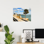 Kasteel van San Marcos, St. Augustine, FL Poster (Thuiskantoor)