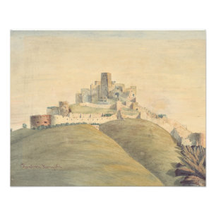 Kasteel van Trenčín in het westen van Slowakije Foto Afdruk