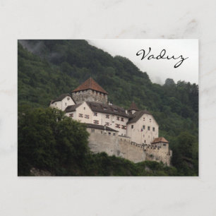 kasteel van vaduz briefkaart