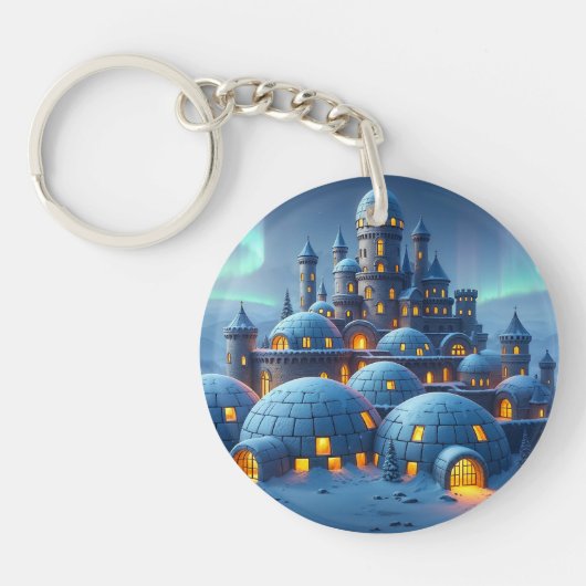 Kasteel van Winter Hearth Sleutelhanger (Voorkant)