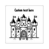 Kasteelstempel Rubberstempel (Afrduk)