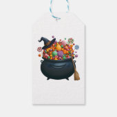 Kastel van giechelen en gummies cadeaulabel (Achterkant)