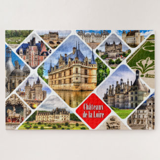 Kasten van de Loire Valley. Collage. Legpuzzel