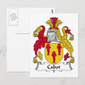 Kasten voor de familie Cabot Briefkaart (Voorkant / Achterkant)