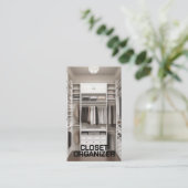 kasteninrichter visitekaartje (Staand voorkant)