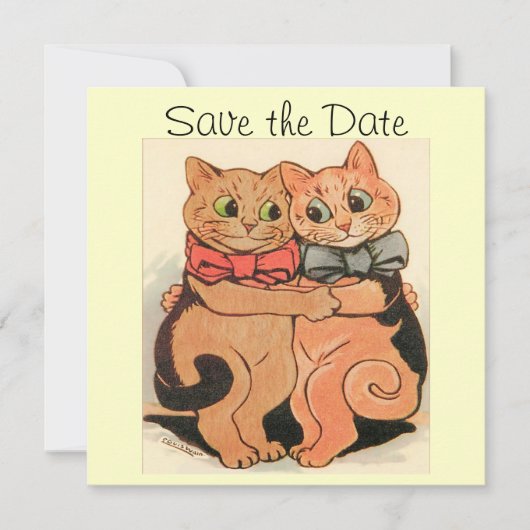 Kastjes snijden Sla de datumkaart op Save The Date (Voorkant)