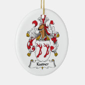 Kastner Family Crest Keramisch Ornament (Rechts)